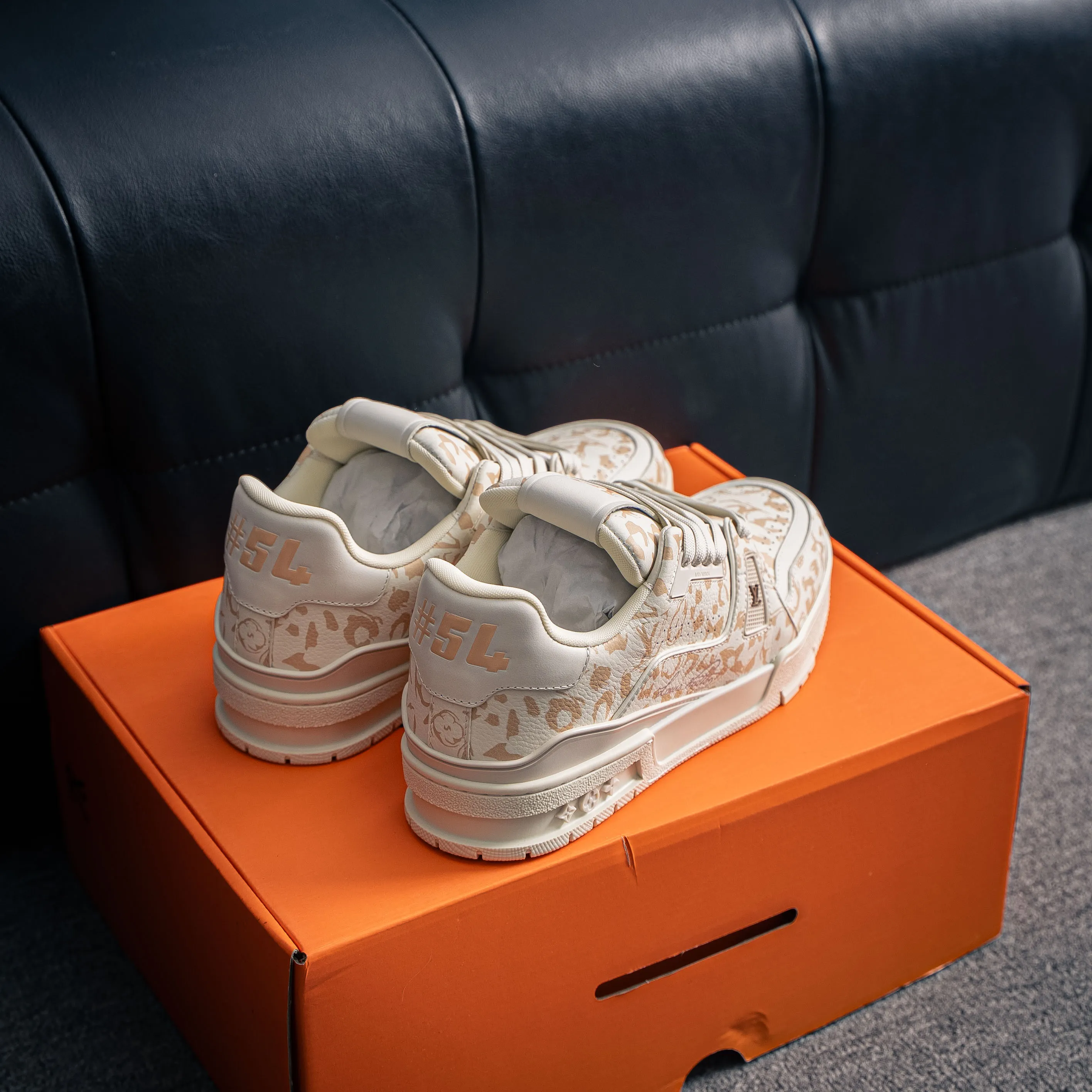 【VL 】 LOUIS VUITTON LV Trainer ✦ Cowhide Leather Monogram ，Retro ✦ #